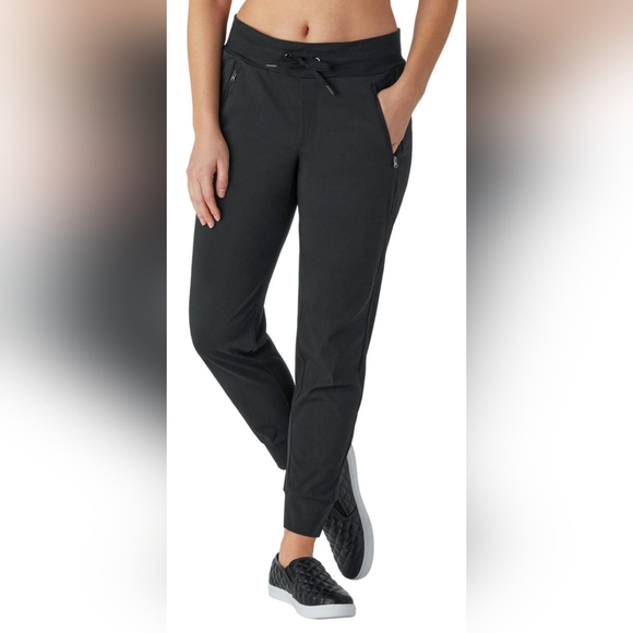 JOGGERS BLACK SMALL SEE PICS FOR MEASUREMENTS - Picture 1 of 9